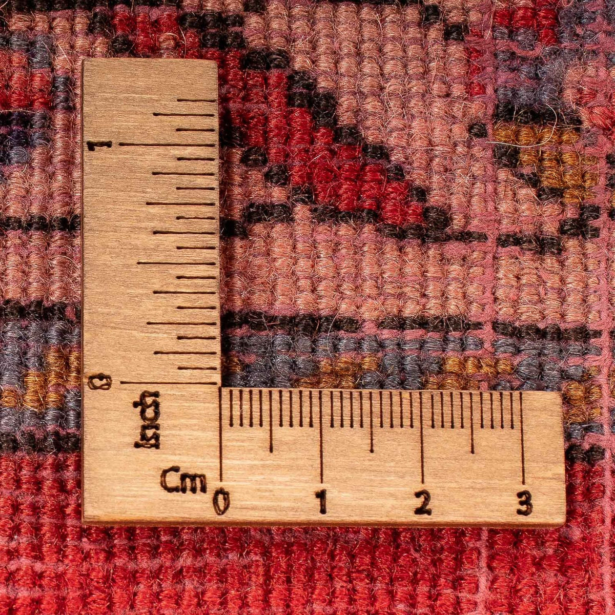 Dywan perski - Klasyczny - 124 x 63 cm - ciemna czerwień