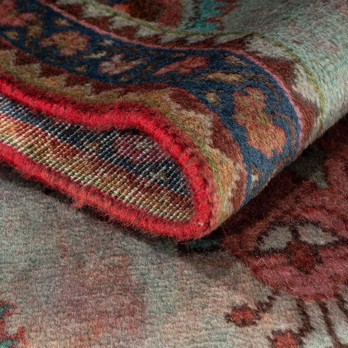 Perski dywan - Nomadyczny - 125 x 75 cm - jasnoniebieski