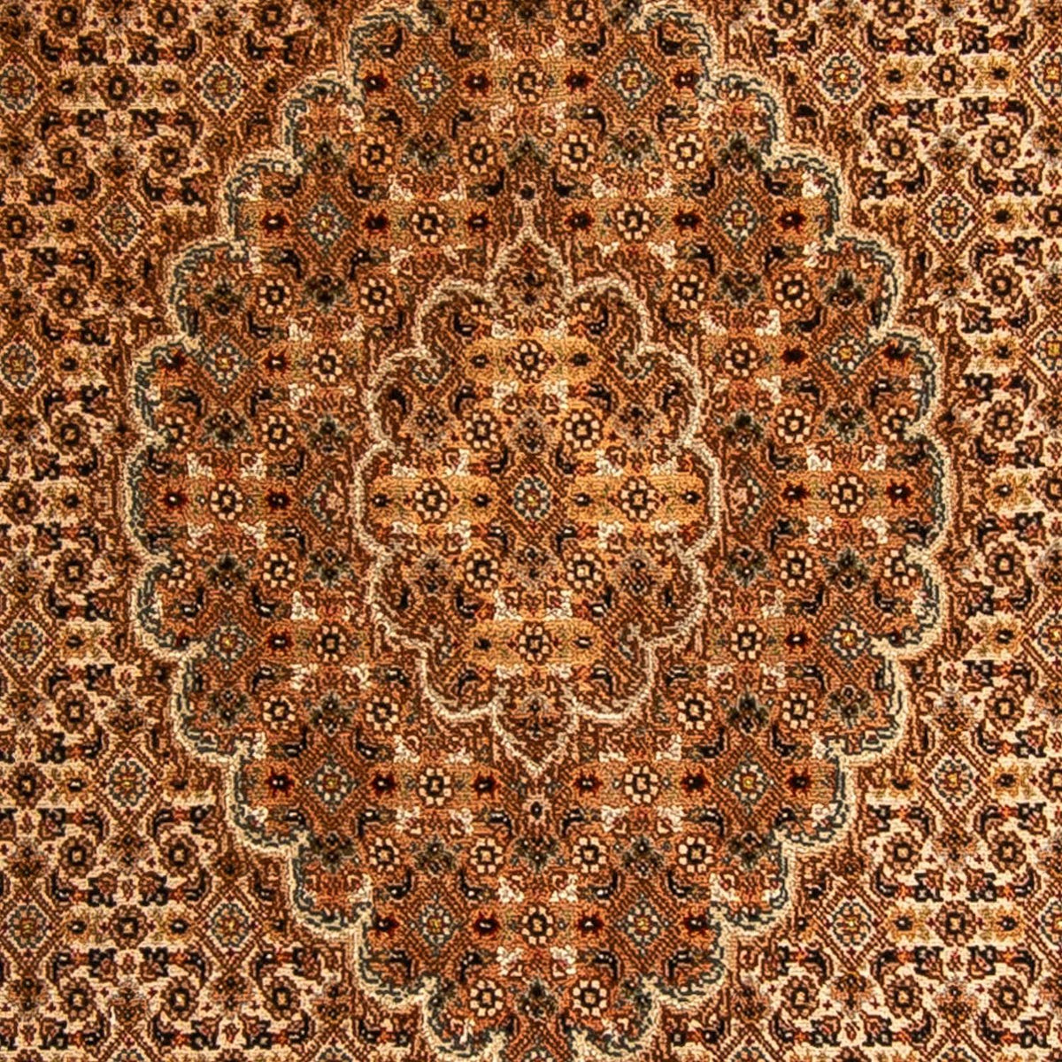 Dywan perski - Tabriz - Królewski - 158 x 102 cm - jasnobrązowy