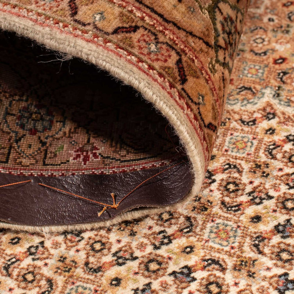 Dywan perski - Tabriz - Królewski - 158 x 102 cm - jasnobrązowy