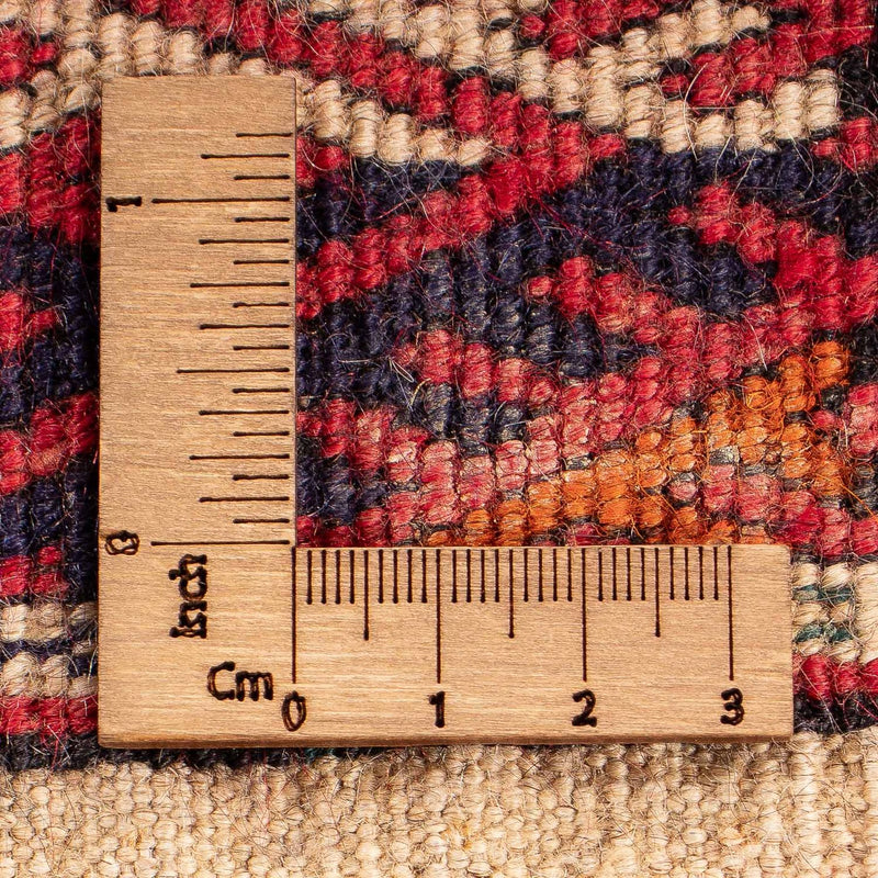 Dywan turkmeński - 123 x 83 cm - ciemna czerwień