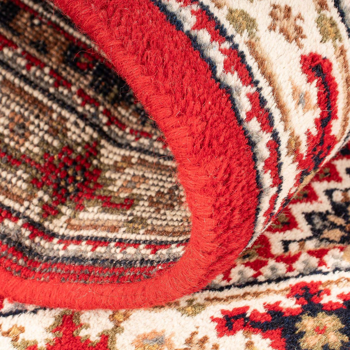 Orientalny dywan - Bijar - Indus - 141 x 71 cm - ciemna czerwień