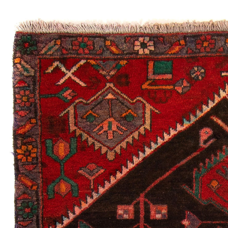 Perski dywan - Nomadyczny - 177 x 108 cm - ciemna czerwień