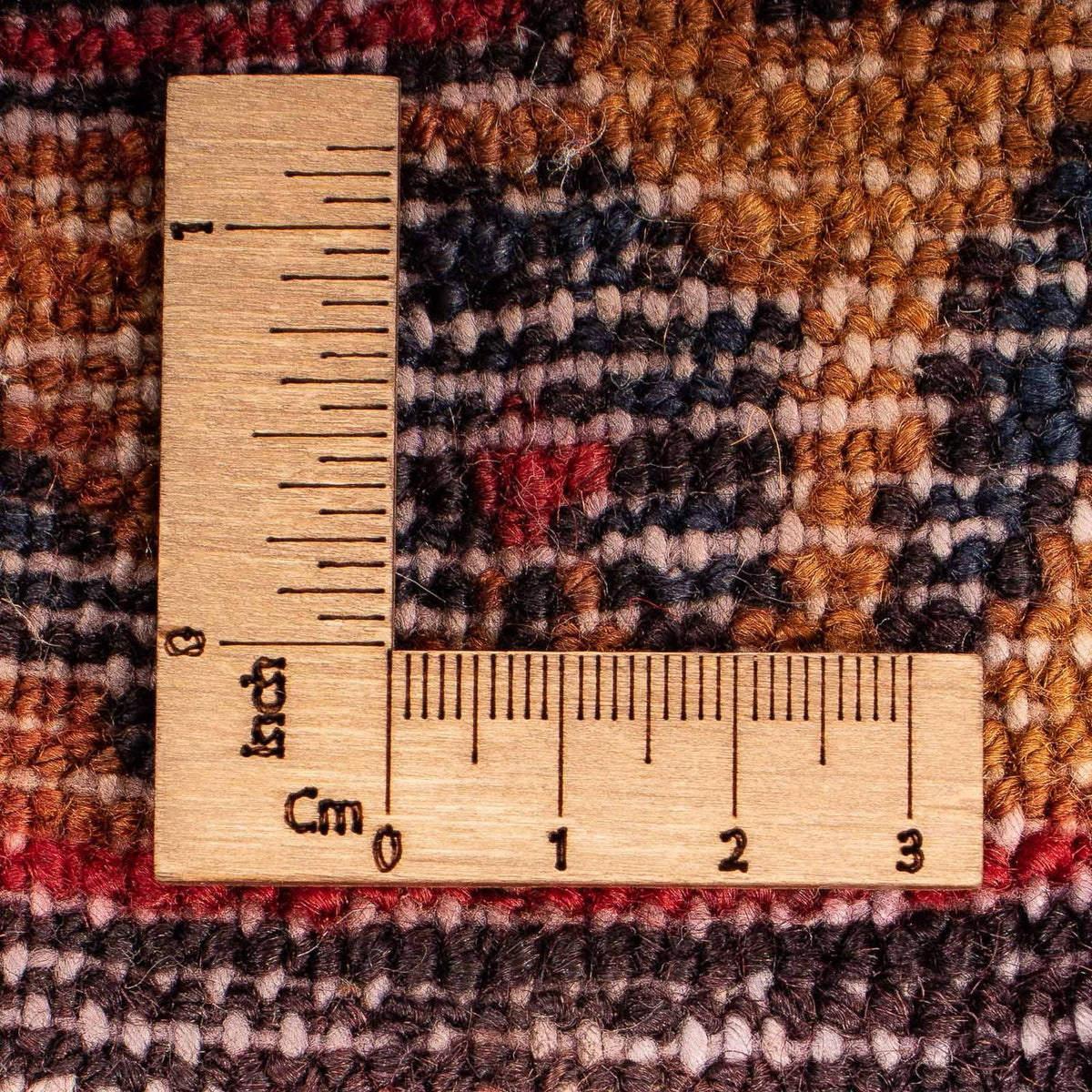 Perski dywan - Nomadyczny - 170 x 109 cm - ciemna czerwień