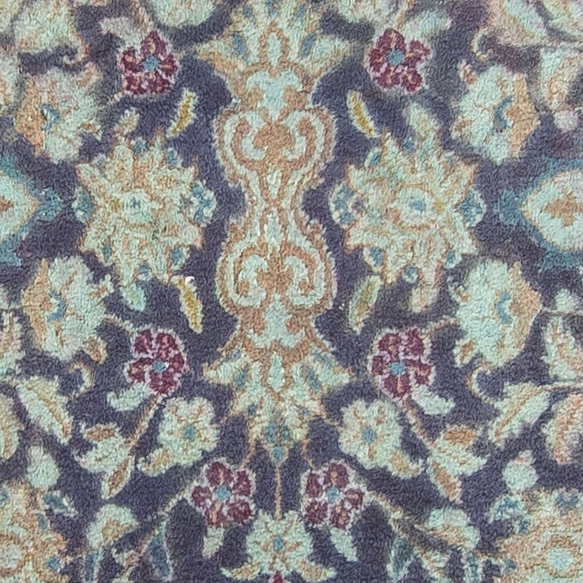 Biegacz Dywan perski - Nain - Królewski - 290 x 92 cm - ciemnoniebieski