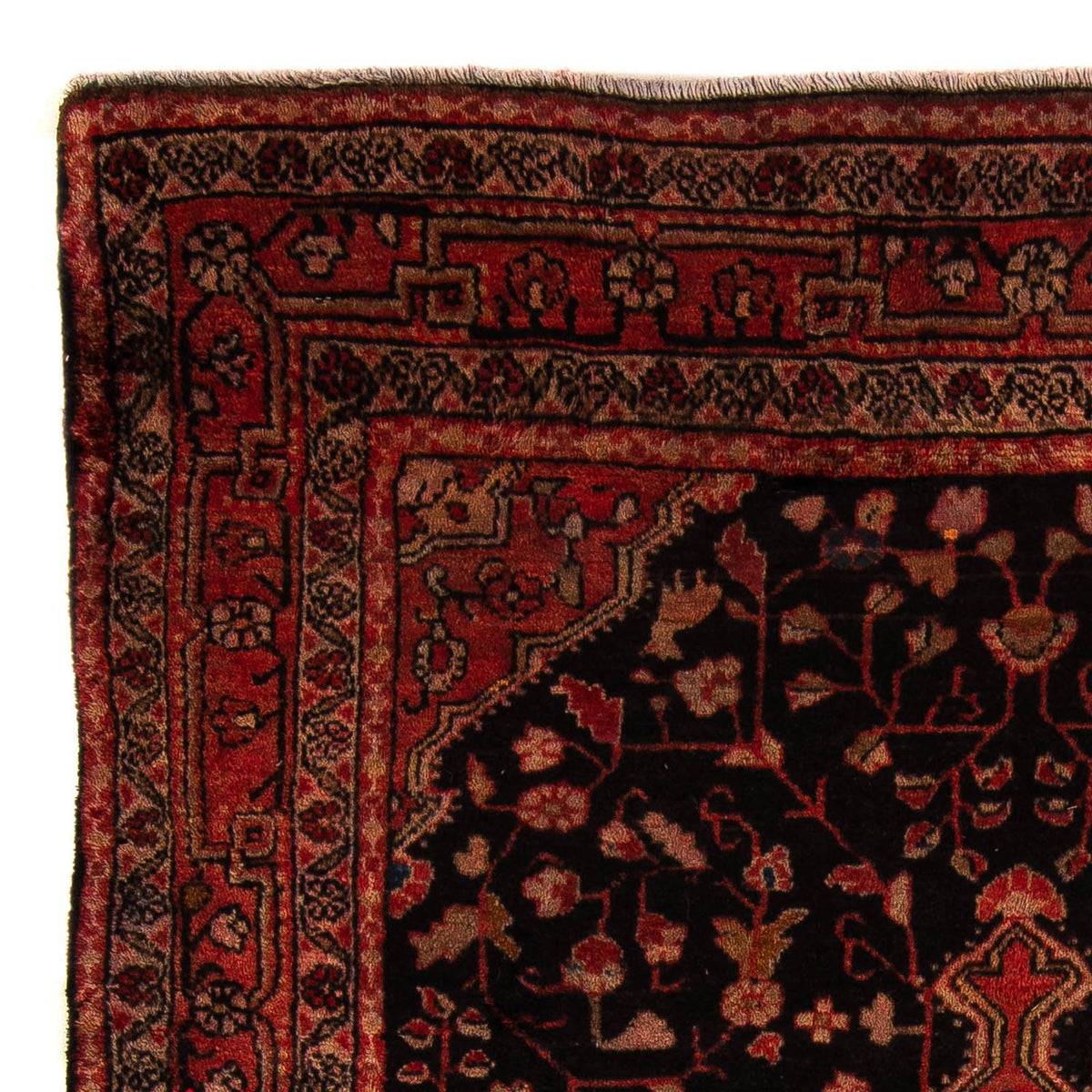 Perski dywan - Nomadyczny - 164 x 120 cm - ciemnoniebieski