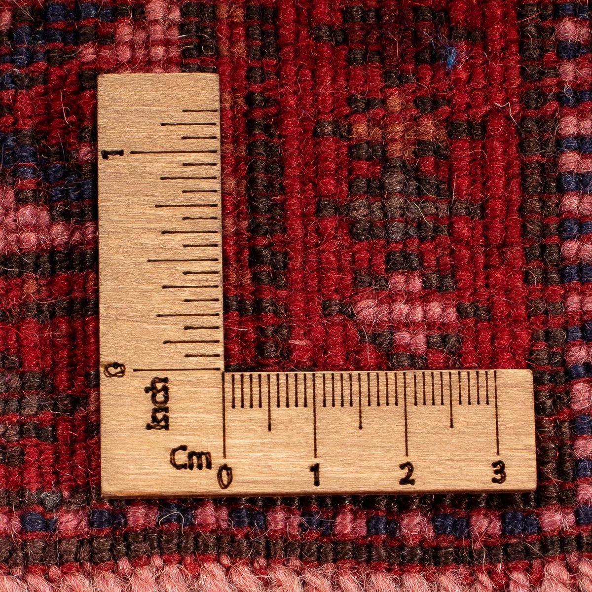 Dywan beludżycki - 131 x 104 cm - jasna czerwień