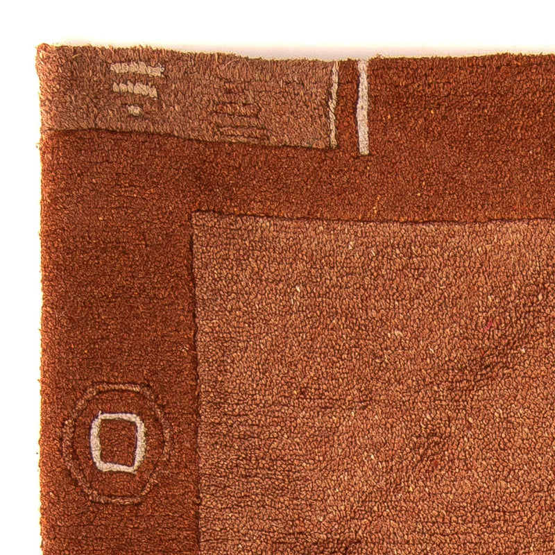 Dywan z Nepalu - 156 x 93 cm - brązowy