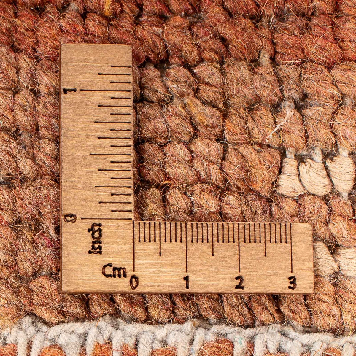 Dywan z Nepalu - 156 x 93 cm - brązowy