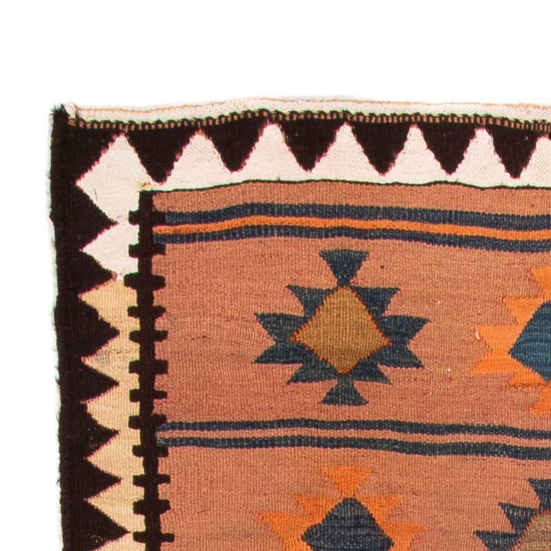 Biegacz Dywan Kelim - Stary - 260 x 140 cm - wielokolorowy