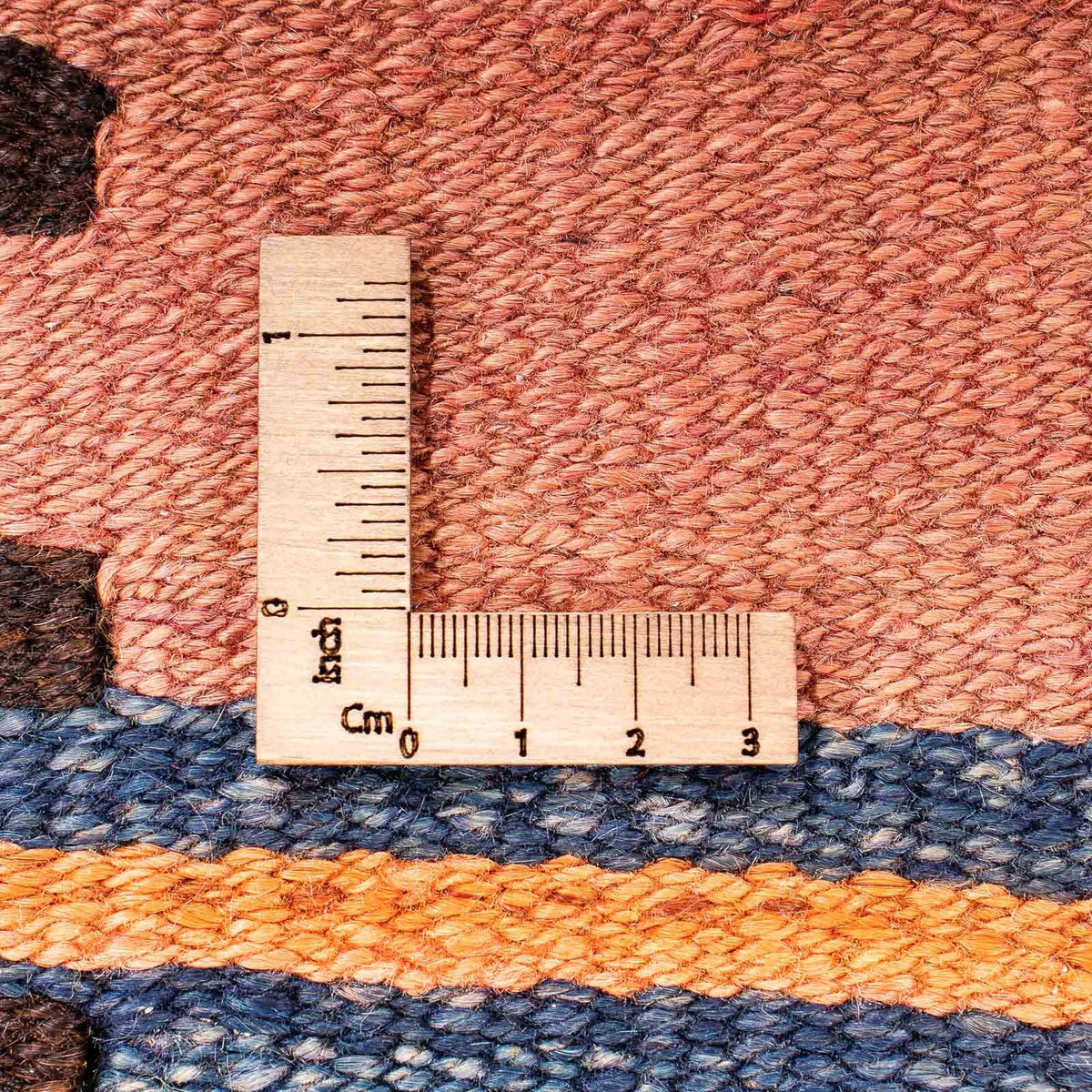 Biegacz Dywan Kelim - Stary - 260 x 140 cm - wielokolorowy