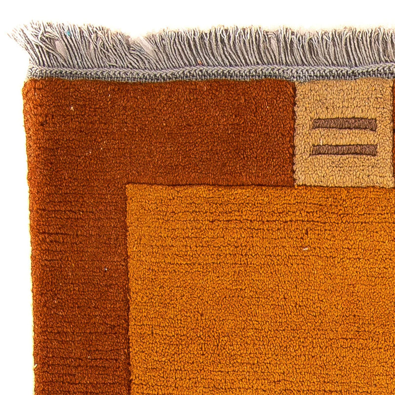 Dywan z Nepalu - 142 x 72 cm - pomarańczowy