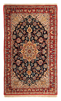Biegacz Dywan perski - Isfahan - Premium - 175 x 100 cm - ciemnoniebieski