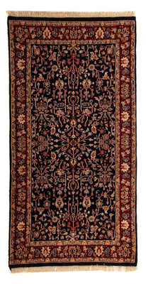 Biegacz Orientalny dywan - Indus - 170 x 85 cm - ciemnoniebieski