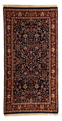 Biegacz Orientalny dywan - Indus - 170 x 85 cm - ciemnoniebieski
