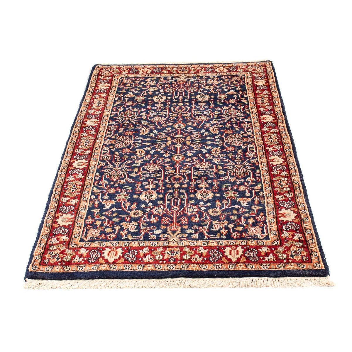 Biegacz Orientalny dywan - Indus - 170 x 85 cm - ciemnoniebieski