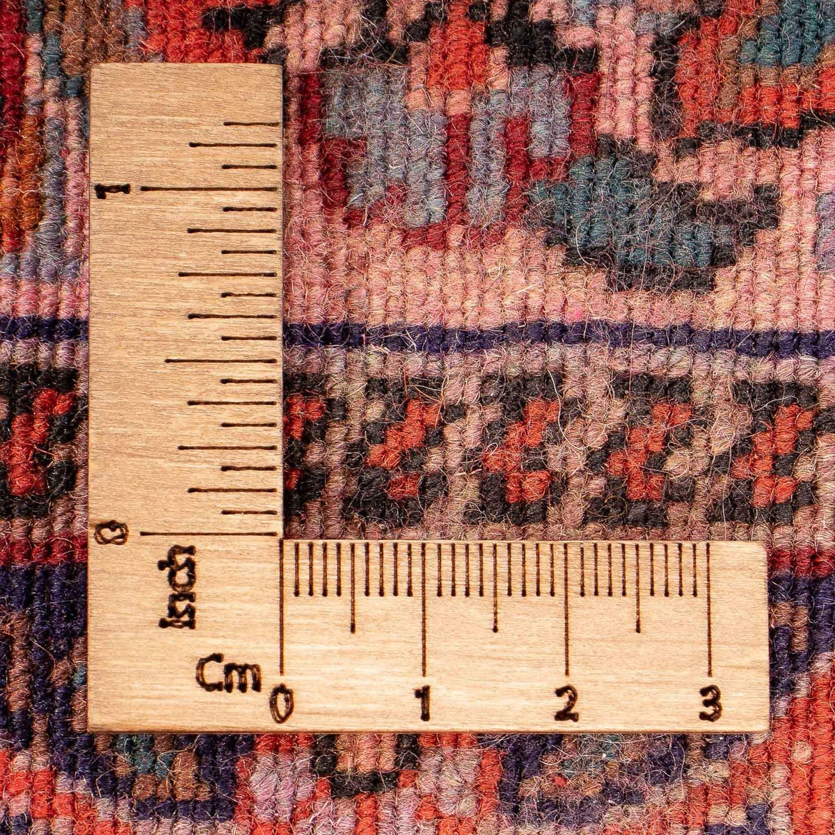 Dywan perski - Bijar - 176 x 113 cm - jasna czerwień