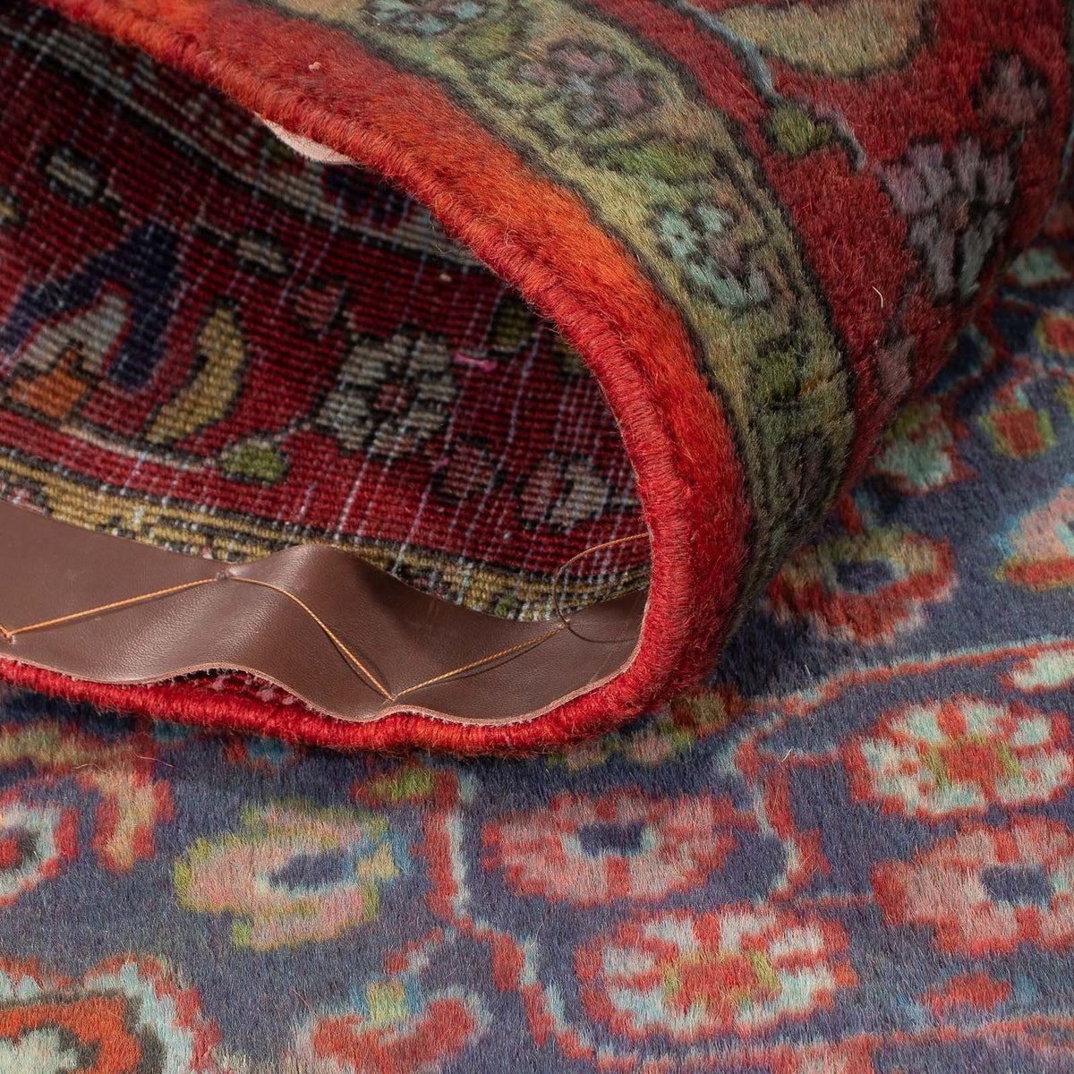 Perski dywan - Nomadyczny - 137 x 103 cm - ciemnoniebieski