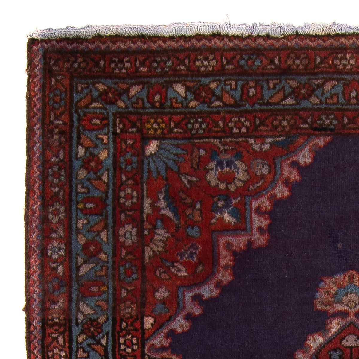 Perski dywan - Nomadyczny - 150 x 105 cm - ciemnoniebieski