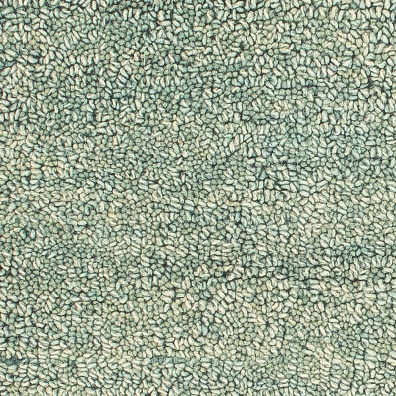 Dywan wełniany kwadratowy  - 47 x 47 cm - zielona