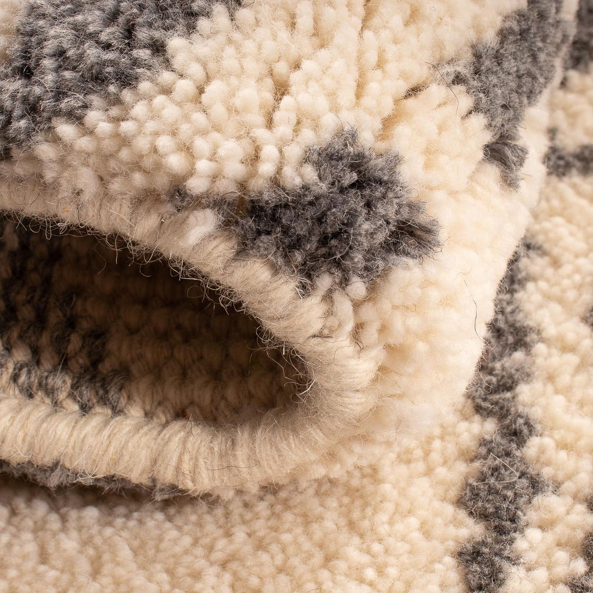 Dywan berberyjski - 93 x 60 cm - beżowy