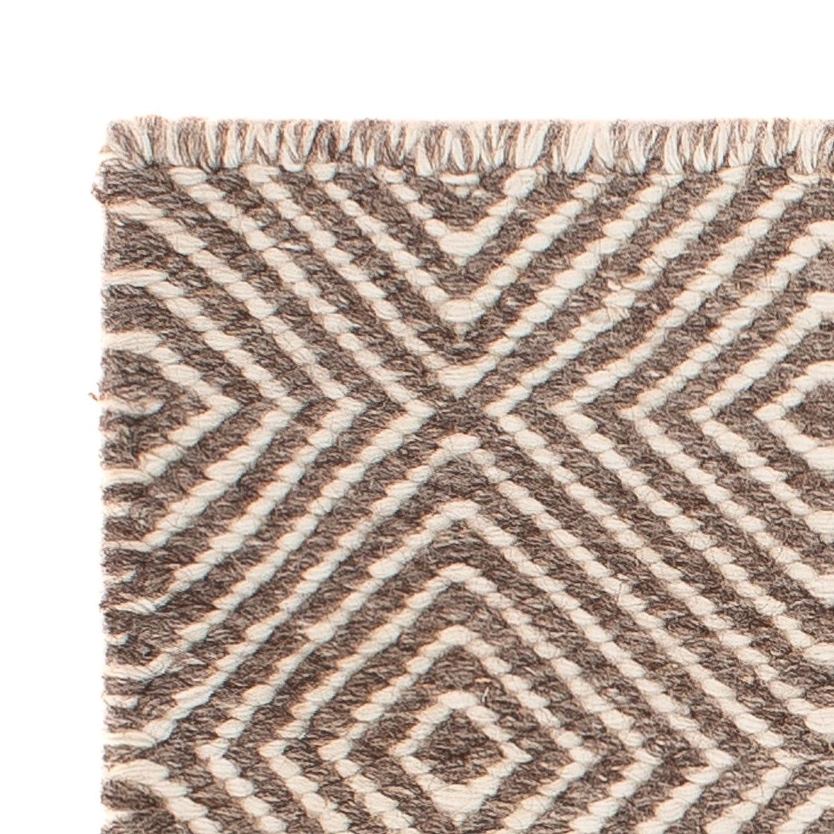 Dywan Kelim - modny kwadratowy  - 45 x 45 cm - wielokolorowy