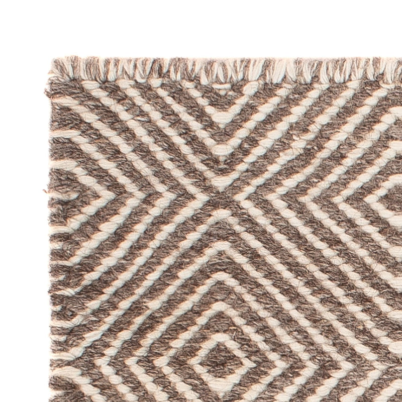 Dywan Kelim - modny kwadratowy  - 45 x 45 cm - wielokolorowy