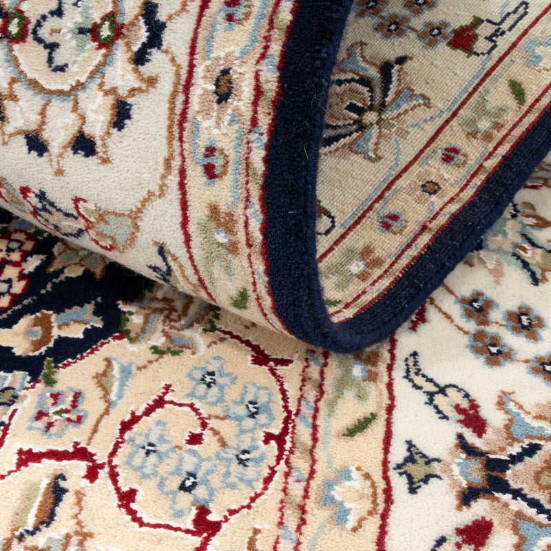 Orientalny dywan - Nain - Indus - 200 x 134 cm - ciemnoniebieski