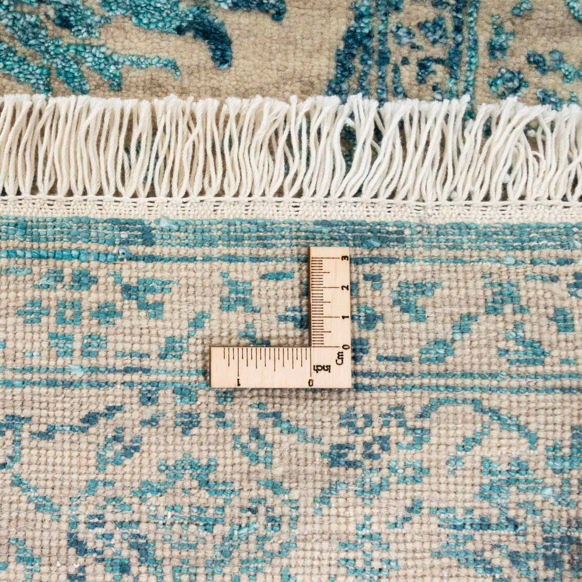 Designerski dywan - 188 x 136 cm - turkusowy