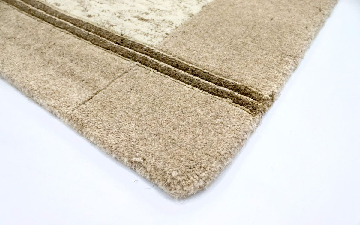 Dywan z Nepalu - 176 x 127 cm - beżowy