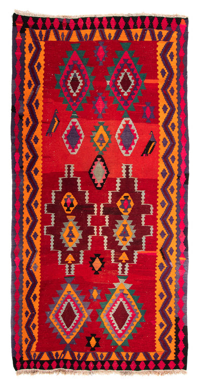 Stary kilim Dywan 155x280cm