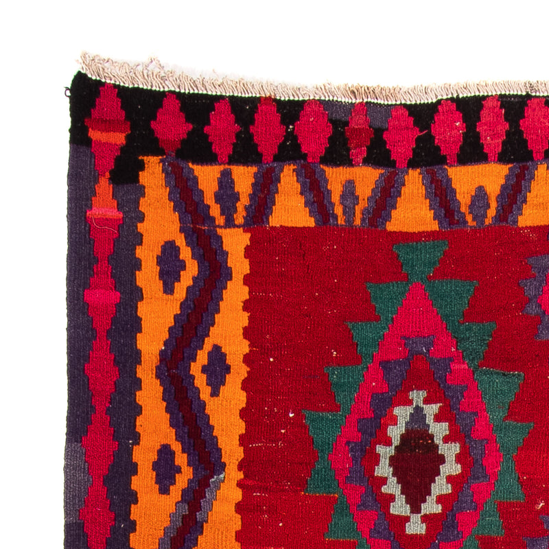 Dywan Kelim - Stary - 280 x 155 cm - wielokolorowy