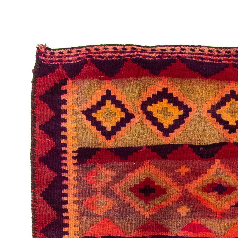 Biegacz Dywan Kelim - Stary - 285 x 145 cm - wielokolorowy