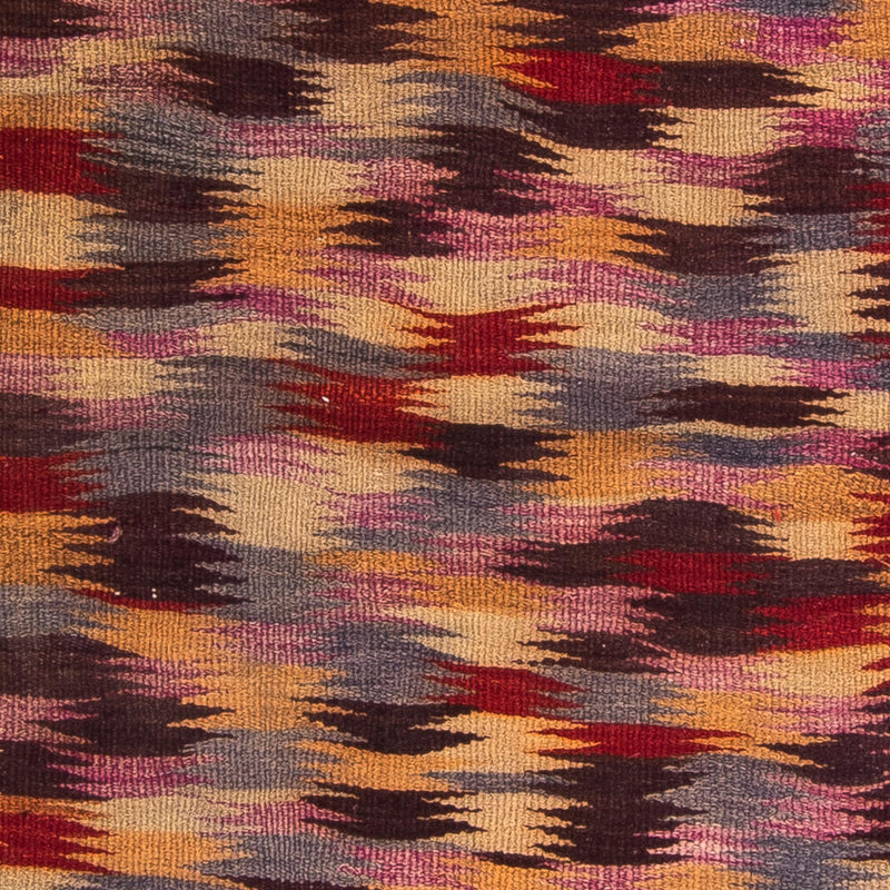 Biegacz Dywan Kelim - Stary - 305 x 105 cm - wielokolorowy