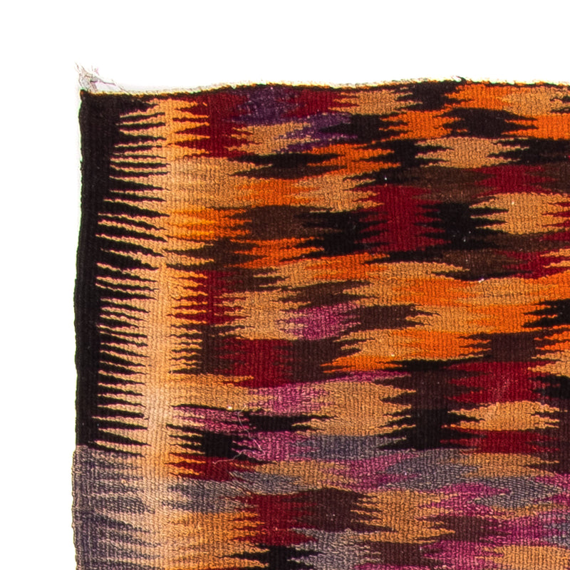 Biegacz Dywan Kelim - Stary - 305 x 105 cm - wielokolorowy