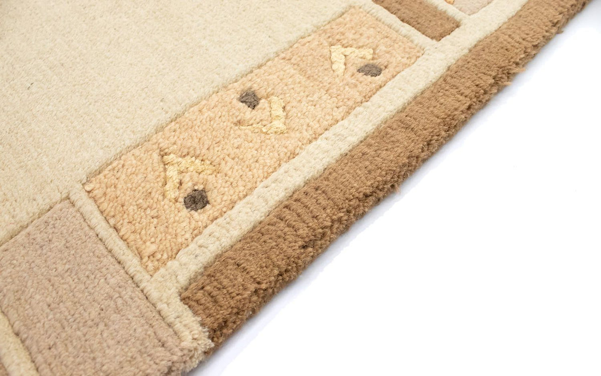 Dywan z Nepalu - 140 x 70 cm - beżowy