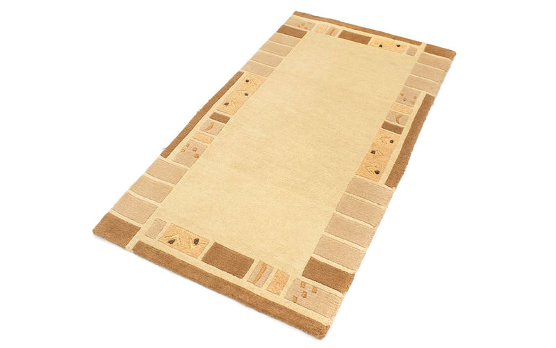Dywan z Nepalu - 140 x 70 cm - beżowy