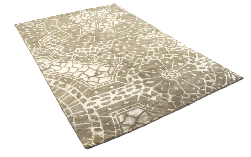 Dywan z Nepalu - 236 x 152 cm - brązowy