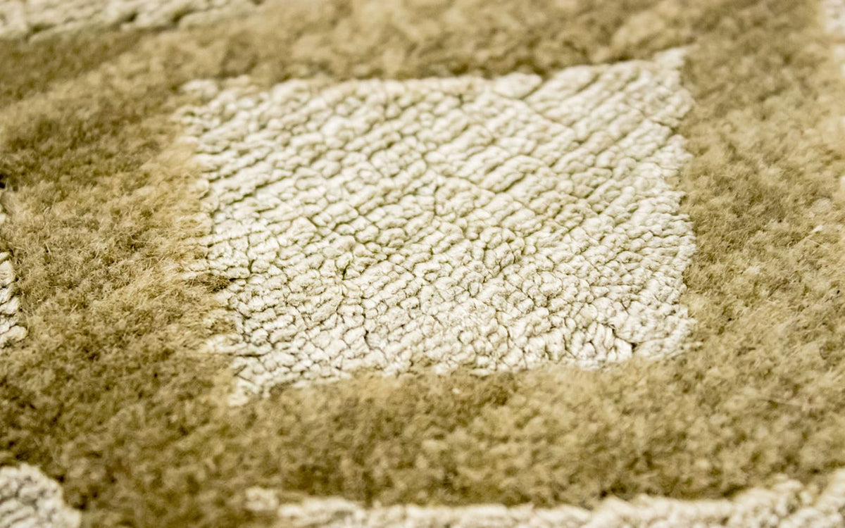 Dywan z Nepalu - 236 x 152 cm - brązowy