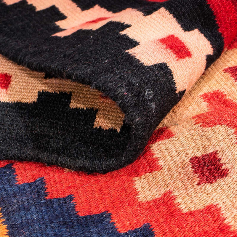 Biegacz Dywan Kelim - Stary - 285 x 100 cm - wielokolorowy