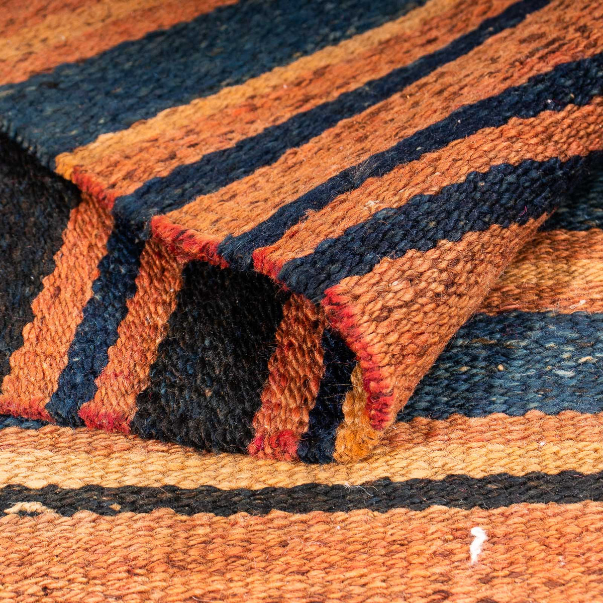 Dywan Kelim - Stary - 225 x 150 cm - wielokolorowy