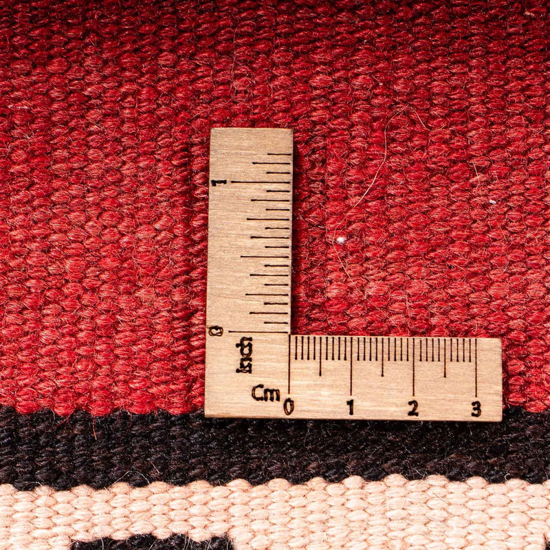 Biegacz Dywan Kelim - Stary - 330 x 150 cm - wielokolorowy