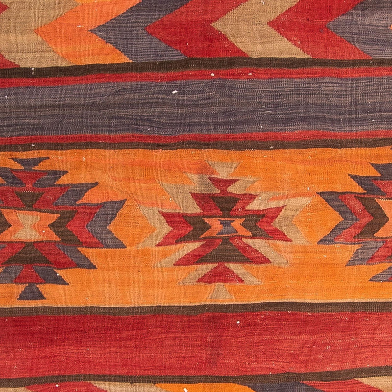 Dywan Kelim - Stary - 310 x 160 cm - wielokolorowy