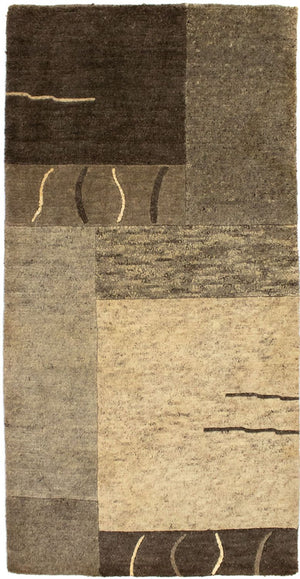 Dywan z Nepalu - 140 x 70 cm - wielokolorowy