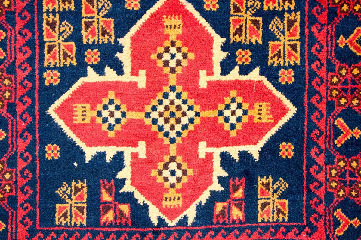 Dywan beludżycki - 136 x 80 cm - niebieski