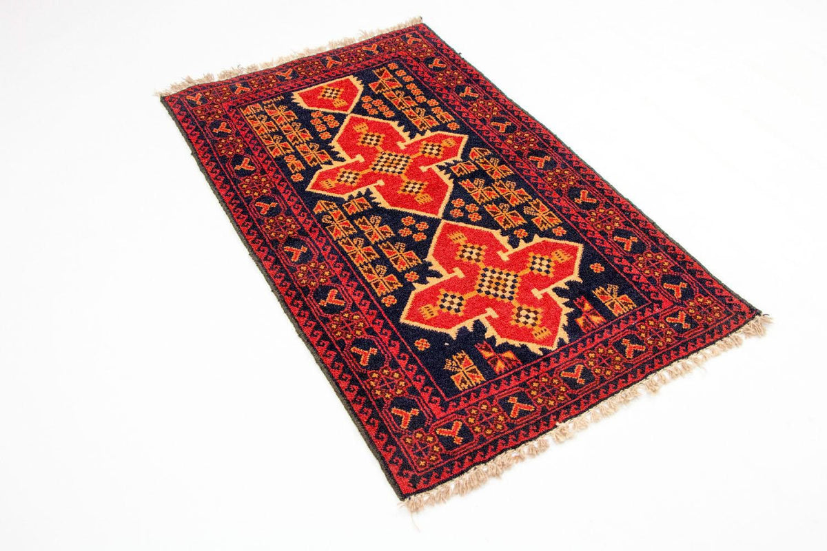 Dywan beludżycki - 136 x 80 cm - niebieski