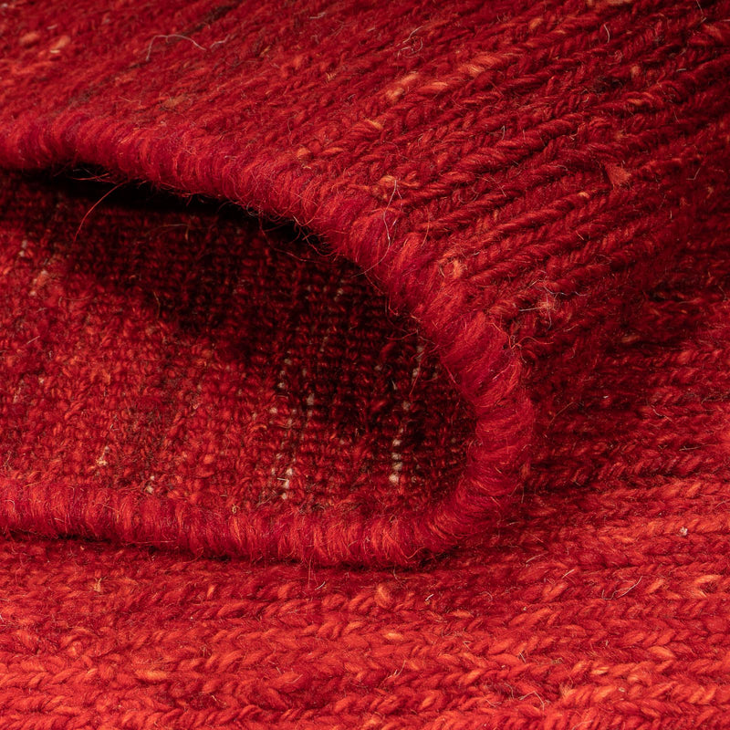 Dywan Gabbeh - perski - 174 x 115 cm - ciemna czerwień