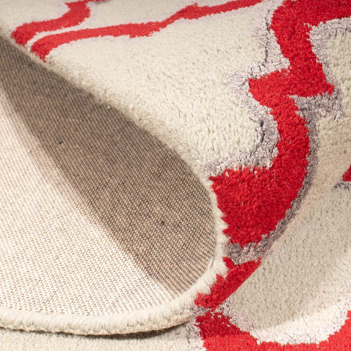 Designerski dywan - 230 x 160 cm - beżowy