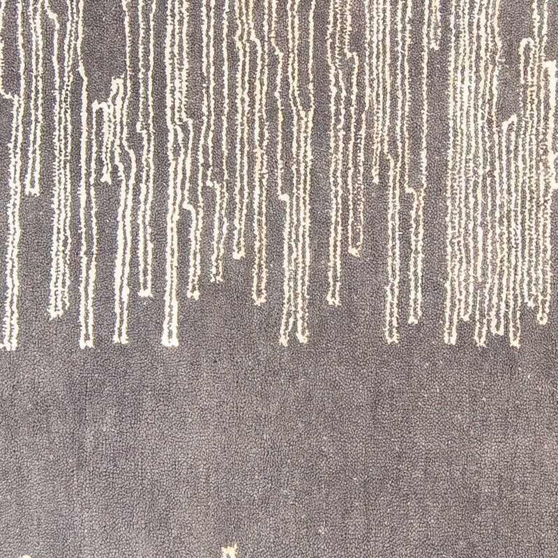 Designerski dywan - 244 x 151 cm - szary