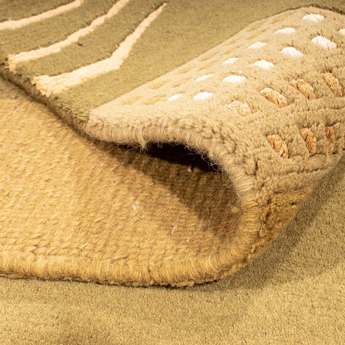 Dywan z Nepalu - 199 x 145 cm - brązowy